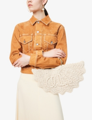 CHLOE: Bracelet Paravent Crochet Top-Handle Bag