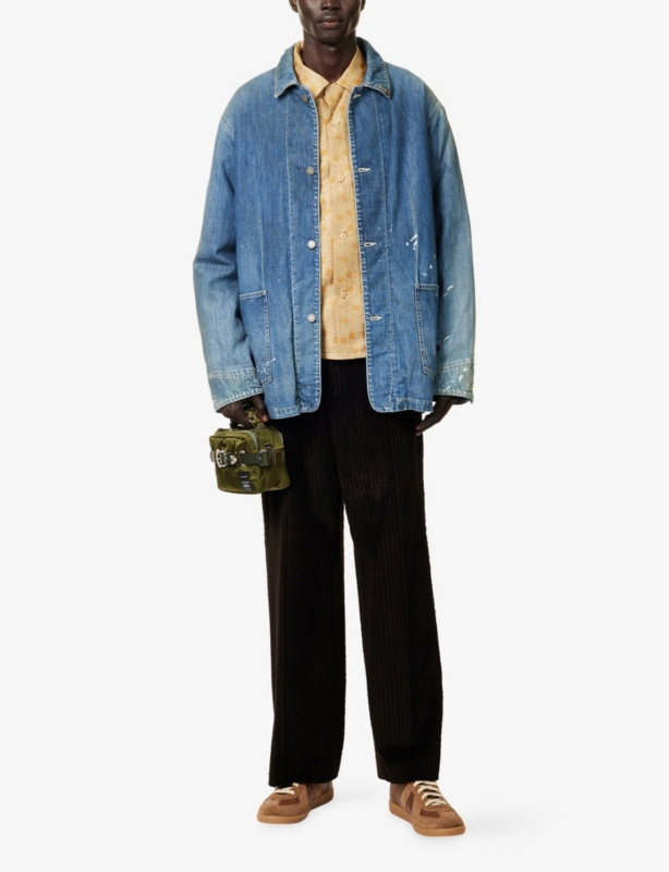 Coverall Down-Padded Denim Jacket