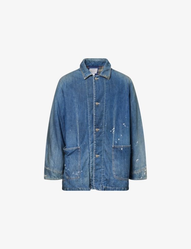 Coverall Down-Padded Denim Jacket