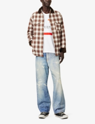 VISVIM: Jumbo Graphic Print Cotton-Blend T-Shirt