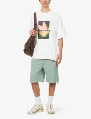 PEACEMAKER: Bird Graphic-Print Relaxed-Fit Cotton T-Shirt