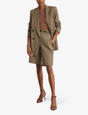 REISS: Reiss x Atelier Lina Double-Breasted Woven Suit Jacket