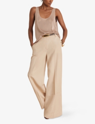 Reiss Darcie Wide Leg Trousers