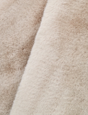 The White Company S Hazelwood Faux-fur Scarf In Neutral
