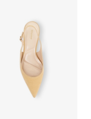 DUNE: Celinna Pointed-Toe Kitten-Heel Suede Court Shoes