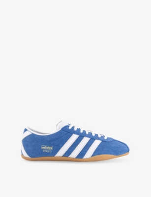 ADIDAS: Tokyo Logo-Print Suede Low-Top Trainers