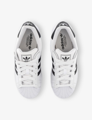 ADIDAS: Superstar II Leather Trainers