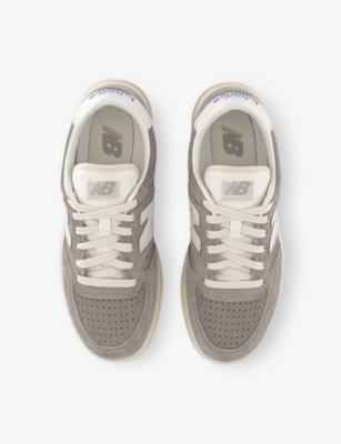New Balance Mens Arid Stone Sea Salt T500 Suede Low-top Trainers In Arid Stone Sea Salt