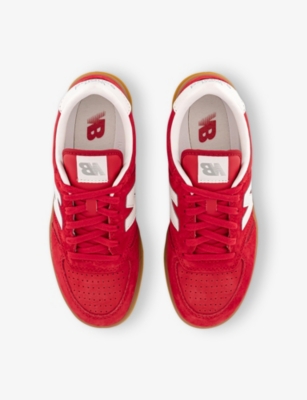 NEW BALANCE: T500 Suede Low-Top Trainers