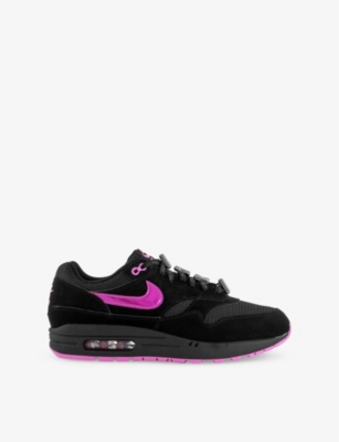 Air Max 1 Suede and Mesh Low-Top Trainers