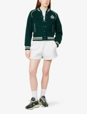 SPORTY & RICH: Runner Soft Disco Two-Slip-Pockets Cotton-Blend Shorts