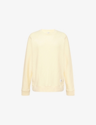 SPORTY & RICH: Runner Round-Neck Cotton-Blend Sweatshirt