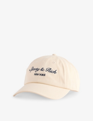 SPORTY & RICH: Riding Syracuse Embroidered-Logo Cotton-Twill Cap