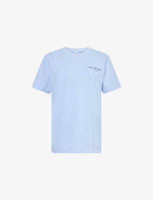 SPORTY & RICH: Wimbledon Round-Neck Cotton-Jersey T-Shirt
