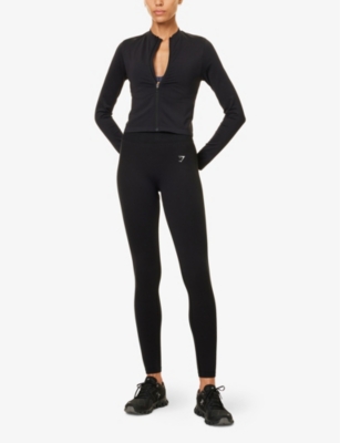 Everyday seamless stretch-woven top