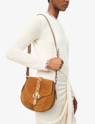 ISABEL MARANT: Altay Small Suede Shoulder Bag