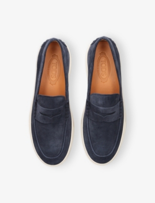TODS: Mocassino Cassetta 04L Suede Loafers