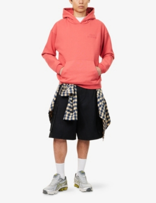 OBEY: Studios Brand-Embroidery Cotton-Blend Hoody