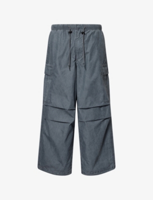 OBEY: Giant Cargo Wide-Leg Cotton-Blend Trousers