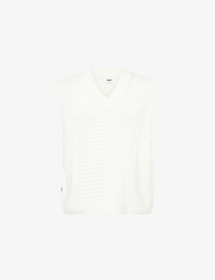 OBEY: Garret V-Neck Cotton-Knit Vest
