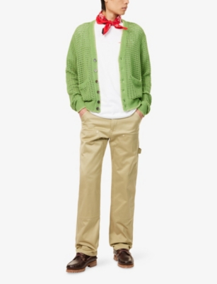 OBEY: Ethan Crochet Cotton-Knit Cardigan