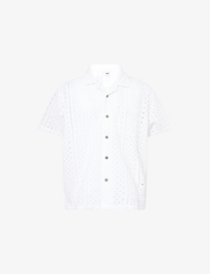 OBEY: Ayers Embroidered Cotton-Poplin Shirt