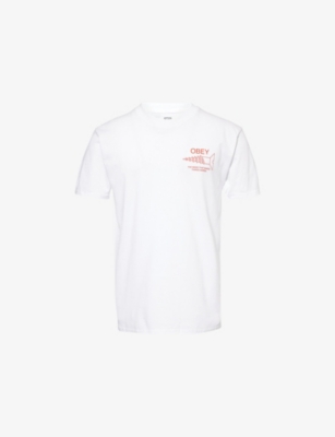 OBEY: Magic Crewneck Cotton-Jersey T-Shirt