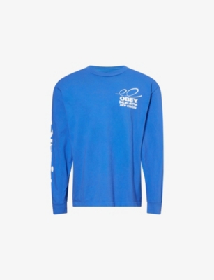 OBEY: Bizzare New Visions Long-Sleeves Cotton-Jersey T-Shirt