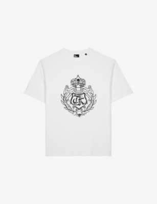 THE KOOPLES: Logo-Print Short-Sleeve Cotton T-Shirt
