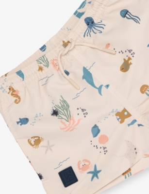LIEWOOD: Aiden Printed Swim shorts 18 Months-3 Years