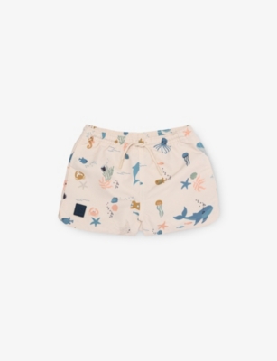 LIEWOOD: Aiden Printed Swim shorts 18 Months-3 Years