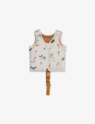 LIEWOOD: Dove Printed Neoprene Swim Vest 1-6 Years