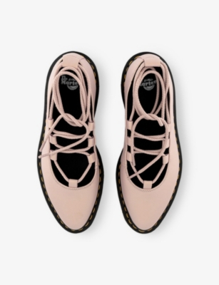 DR. MARTENS: Elphie II Leather Ballet Flats