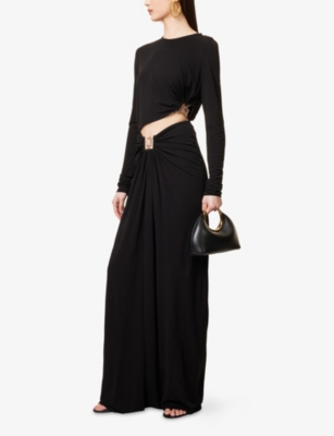 CHRISTOPHER ESBER: Bezel Quartz Long-Sleeve Jersey Top