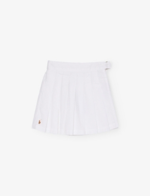 POLO RALPH LAUREN: Girls' Pleated Cotton Skort 4-6 Years