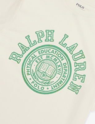 POLO RALPH LAUREN: Boys' Logo-Print Cotton-Jersey T-Shirt