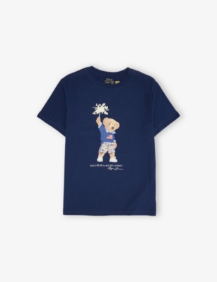POLO RALPH LAUREN: Boys' Bear Short-Sleeves Cotton-Jersey T-Shirt