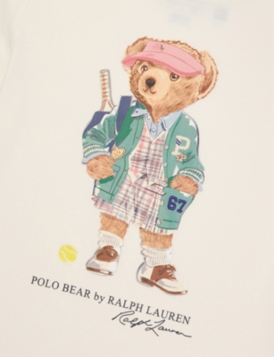 POLO RALPH LAUREN: Boys' Bear Short-Sleeves Cotton-Jersey T-Shirt