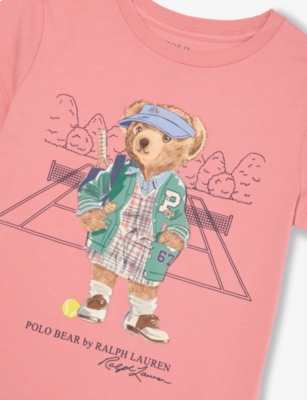 POLO RALPH LAUREN: Boys' Bear Short-Sleeves Cotton-Jersey T-Shirt