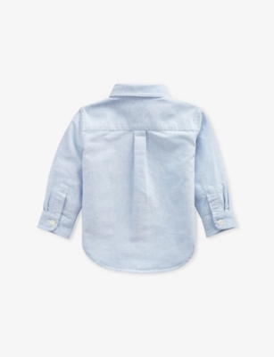 POLO RALPH LAUREN: Boys' Sport Logo-Embroidered Cotton Shirt