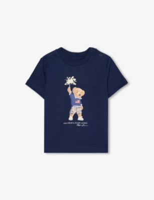 POLO RALPH LAUREN: Boys' Bear Short-Sleeves Cotton-Jersey T-Shirt