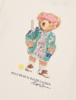 POLO RALPH LAUREN: Boys' Bear Short-Sleeves Cotton-Jersey T-Shirt