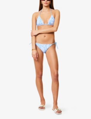 Heidi Klein Womens Playa Paraiso Reversible Low-rise Bikini Bottoms Prt-prt Xs In Prt-prt