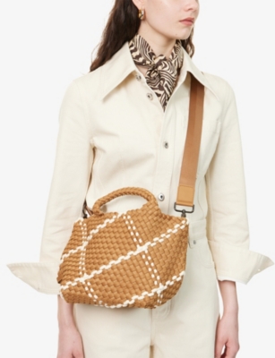 NAGHEDI: St. Barths Small Woven Tote Bag
