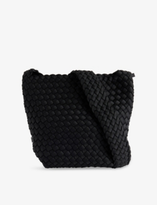 NAGHEDI: Laguna Woven Cross Body Bag