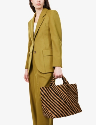 NAGHEDI: St. Barths Medium Woven Tote Bag