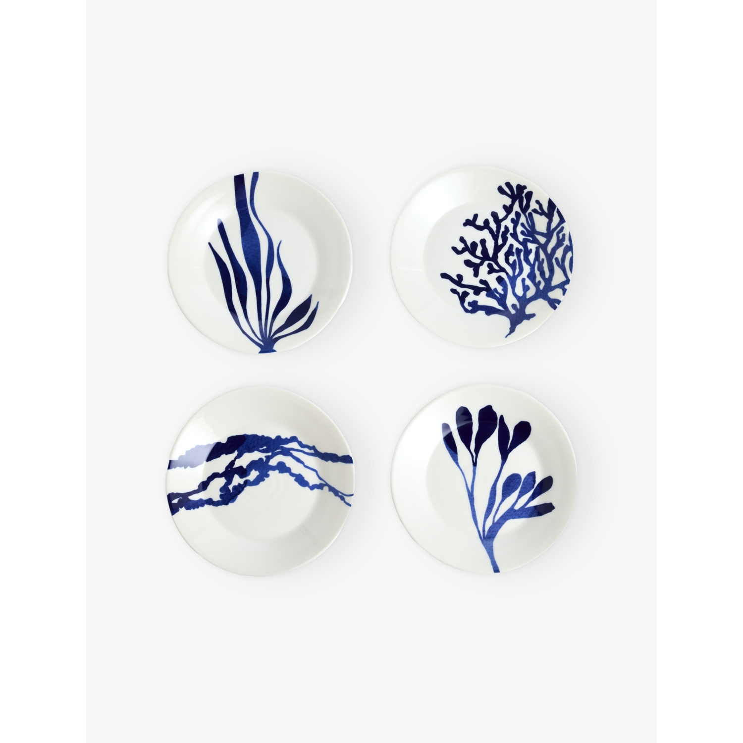 Royal Doulton 1815 Pacific Porcelain Plates Set of 4 16cm
