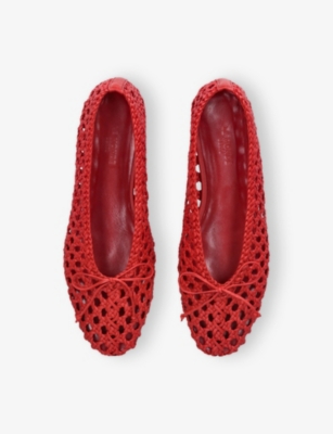 LE MONDE BERYL: Regency Woven-Leather Slippers