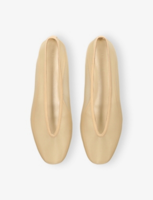 LE MONDE BERYL: Luna Mesh Flat Ballet Pumps