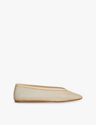LE MONDE BERYL: Luna Mesh Flat Ballet Pumps